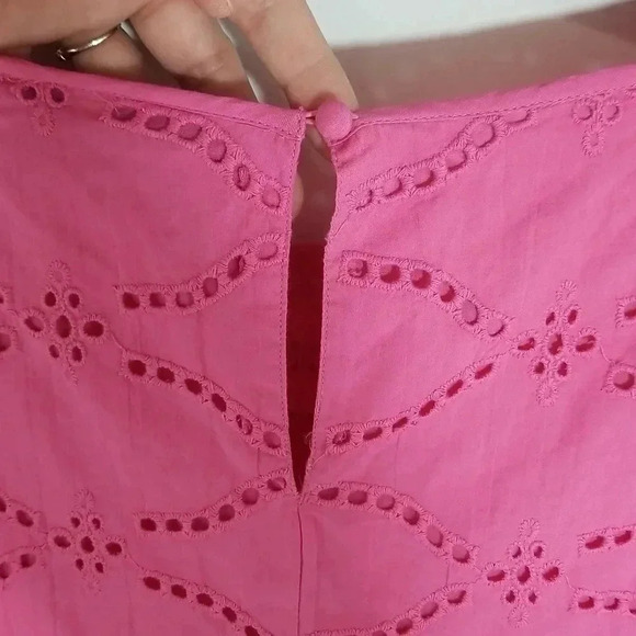 {Lane Bryant} Classic Short-Sleeve Eyelet Mix Tee - Picture 10 of 12